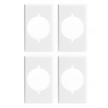 Enerlites 1-Gang Single Receptacle Power Outlet Wall Plate